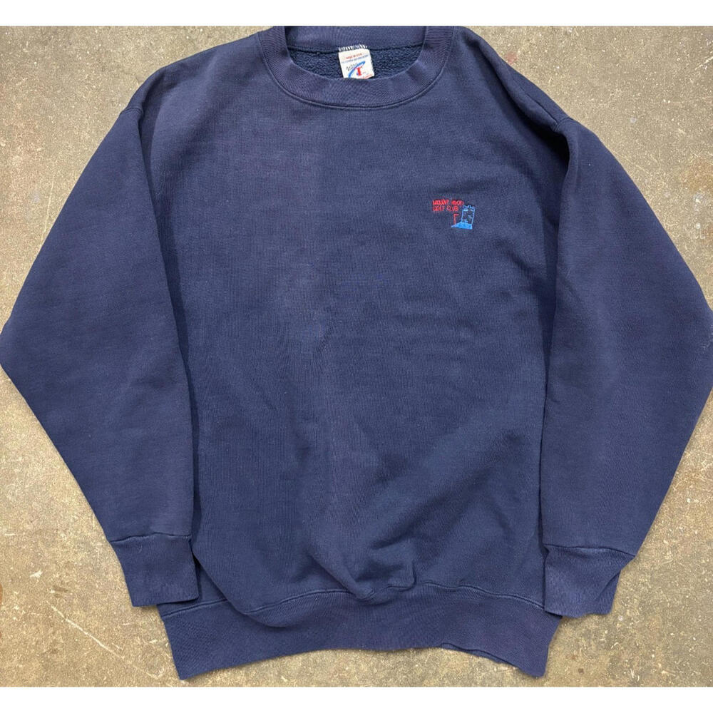 Vintage 90's Wilson Crewneck Sweatshirt Mt. Hood Golf Embroidery Men's Large
